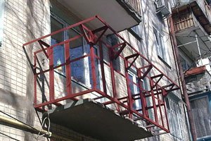 Металло-пластиковые балконы установка