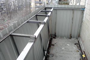 Металло-пластиковые балконы